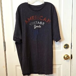 Sonoma, Short Sleeve Tee, 3XLT, Grey, American Vintage Goods, Soft Cotton Blend